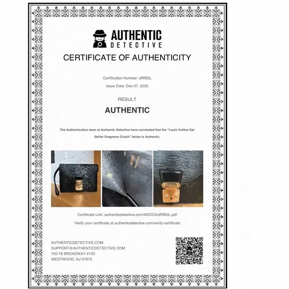 Louis Vuitton Authentic Vintage Custom Epi Sellier Clutch /Shoulder Bag - Picture 8 of 14